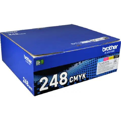 Zestaw tonerów Brother TN248VAL CMYK do drukarek (Oryginalny) [4x1k] - 4szt.